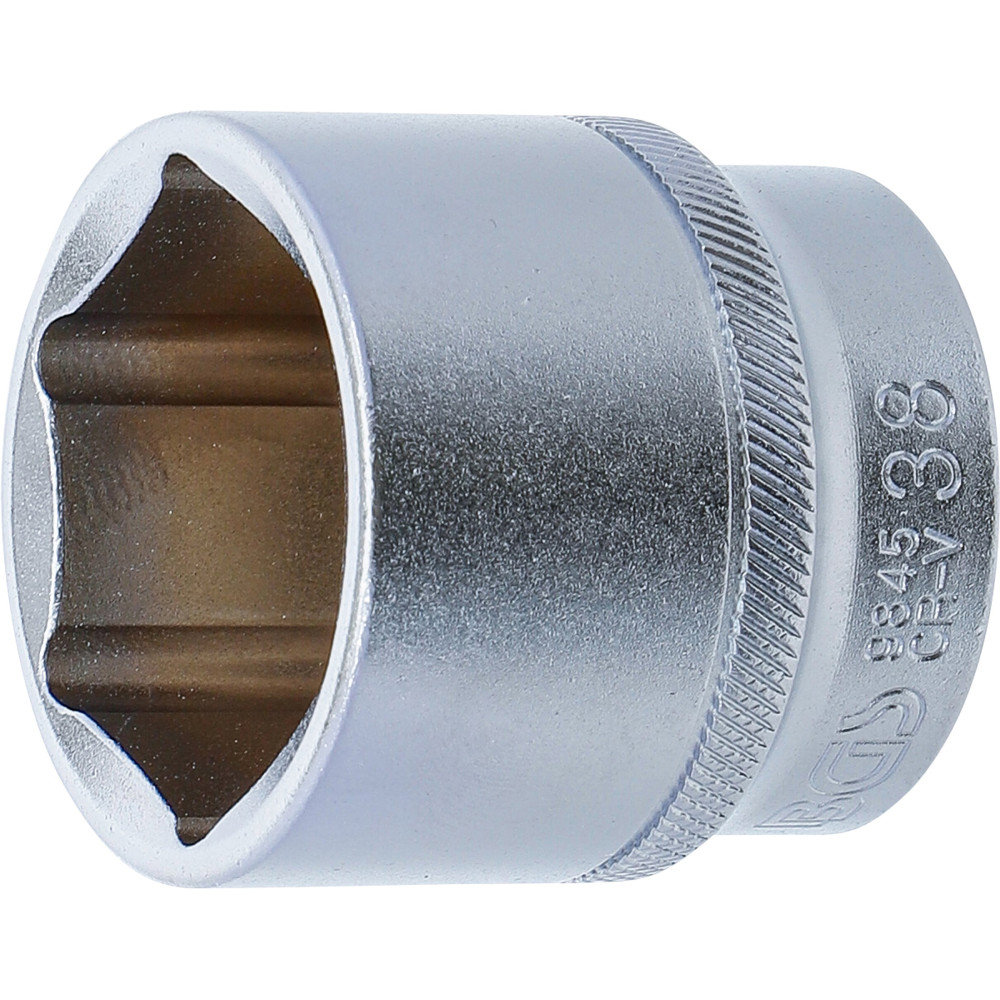 Douille pour clé, six pans | 12,5 mm (1/2") | 38 mm
