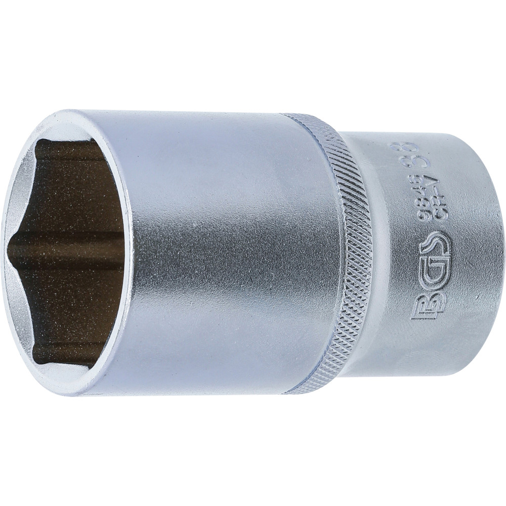 Douille pour clé, six pans, longue | 12,5 mm (1/2") | 38 mm