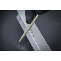 Jeu de limes diamantées | droites | 140 x 3 mm | 10 pièces