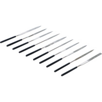 Jeu de limes diamantées | droites | 140 x 3 mm | 10 pièces