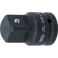 Adaptateur de clé à douille à choc | femelle 20 mm (3/4") - mâle 25 mm (1")