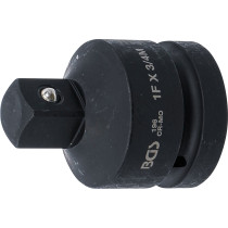 Adaptateur de clé à douille à choc | femelle 25 mm (1") - mâle 20 mm (3/4")