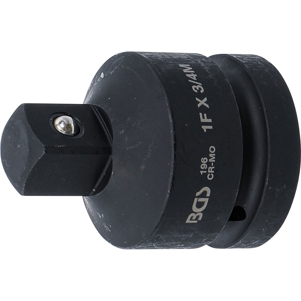 Adaptateur de clé à douille à choc | femelle 25 mm (1") - mâle 20 mm (3/4")