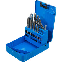 Jeu de tarauds et mèches HSS | M3 - M12 / 2,5 - 10,2 mm