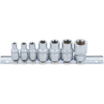 Jeu de Douilles | 6,3 mm (1/4") + 10 mm (3/8") | E6 - E16 | 7 pièces