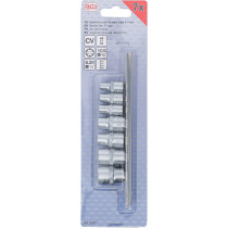 Jeu de Douilles | 6,3 mm (1/4") + 10 mm (3/8") | E6 - E16 | 7 pièces