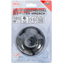 Clé à filtres cloches | 15 pans | Ø 80 - 82 mm | pour Honda, Mazda, Nissan, Subaru, Toyota