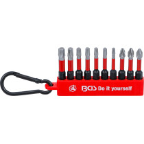 Jeu d'embouts de torsion | entraînement six pans mâle 6,3 mm (1/4") | 50 mm | 10 pcs.