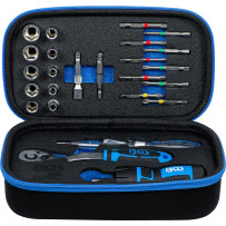 Coffret de douilles | 6,3 mm (1/4") | 26 pièces
