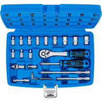 Coffret de douilles | 6,3 mm (1/4") | 46 pièces