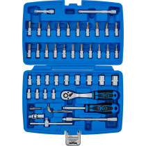 Coffret de douilles | 6,3 mm (1/4") | 46 pièces