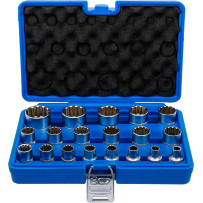 Jeu de douilles Gear Lock | 12,5 mm (1/2") | 19 pièces