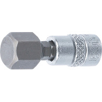 Douille à embouts | 6,3 mm (1/4") | six pans intérieurs 12 mm