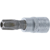 Douille à embouts | 6,3 mm (1/4") | profil T (pour Torx) avec perçage T45