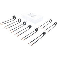 Jeu de bobines d’induction pour appareil de chauffage à induction | coudées, 90° | pour art. 2169, 3390, 3391 | 8 pièces