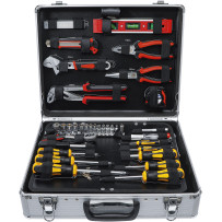 Jeu d’outils dans malette aluminium | 129 pièces