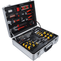 Jeu d’outils dans malette aluminium | 129 pièces