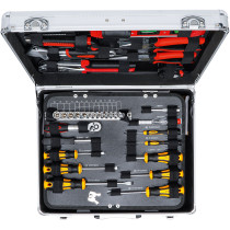 Jeu d’outils dans malette aluminium | 129 pièces