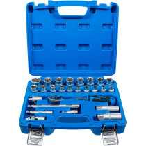 Coffret de Douilles à profil ondulé | 10 mm (3/8") | 26 pièces
