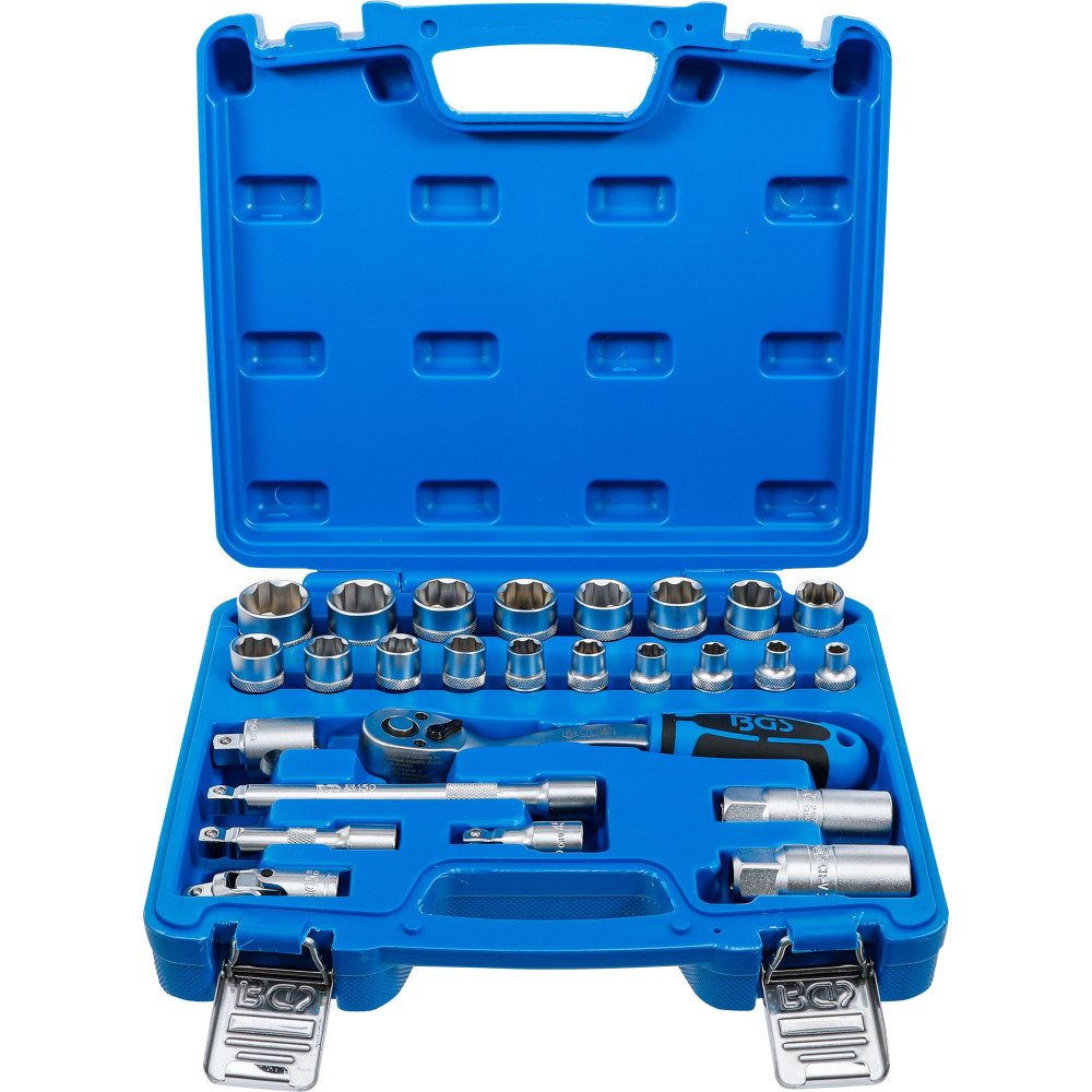 Coffret de Douilles à profil ondulé | 10 mm (3/8") | 26 pièces