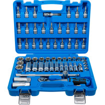 Coffret de douilles | 10 mm (3/8") | 61 pièces