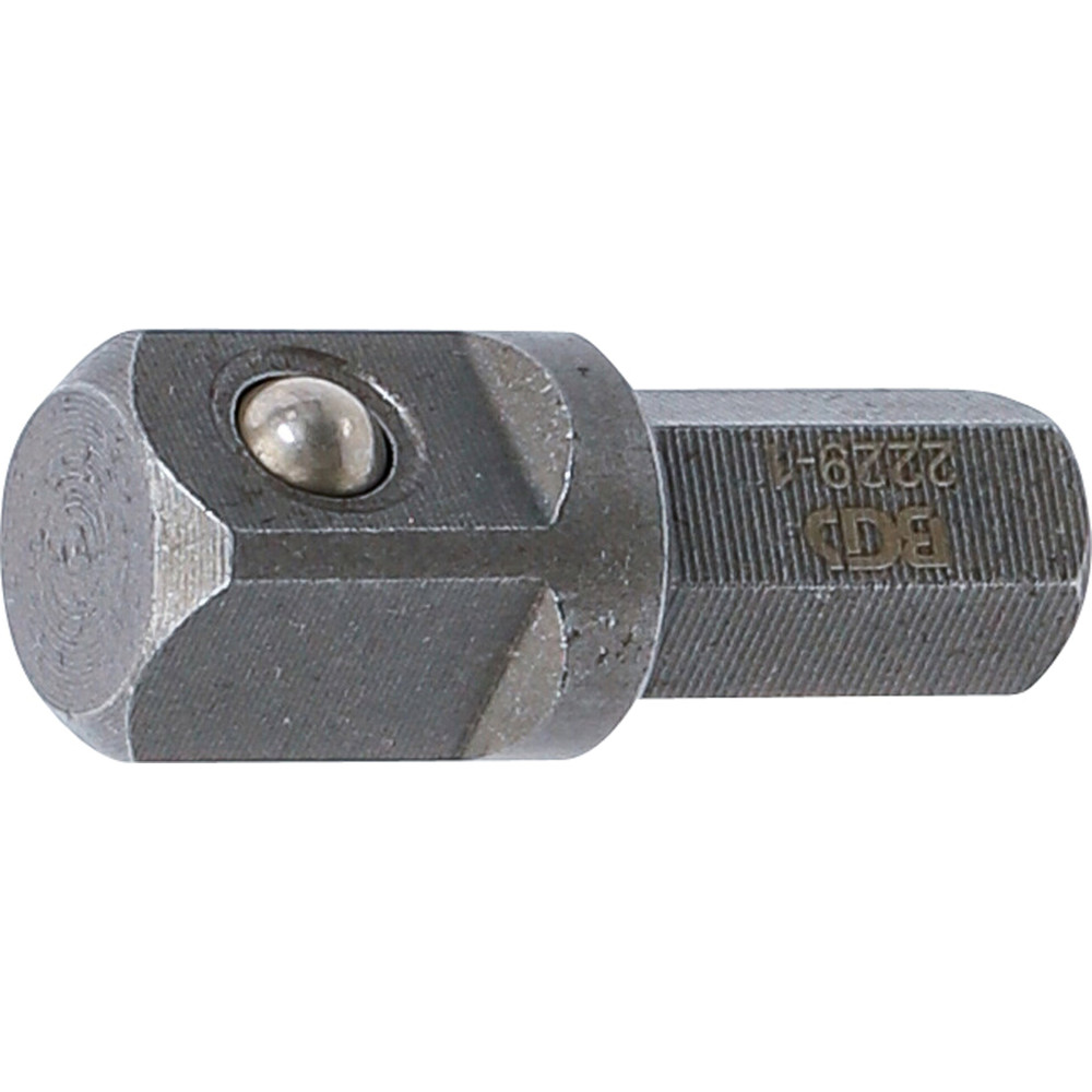 Adaptateur à cliquet pour embouts, 8 mm (5/16") - mâle 10 mm (3/8") | 30 mm