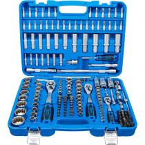 Coffret de Douilles Gear Lock | 6,3 mm (1/4") / 10 mm (3/8") / 12,5 mm (1/2") | 192 pièces