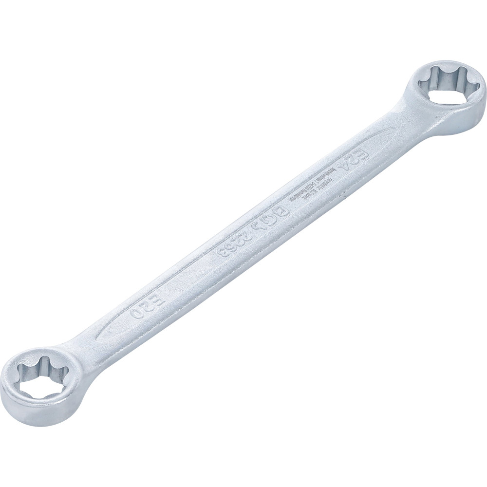 Clé polygonales double embouts avec têtes polygonales profil E | E20 x E24
