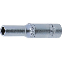 Douille pour clé, six pans, longue | 6,3 mm (1/4") | 5,5 mm