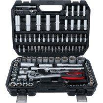 Coffret de douilles | 6,3 mm (1/4") / 12,5 mm (1/2") | 108 pièces