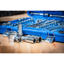 Coffret de douilles Super Lock | 6,3 mm (1/4") / 10 mm (3/8") / 12,5 mm (1/2") | 192 pièces