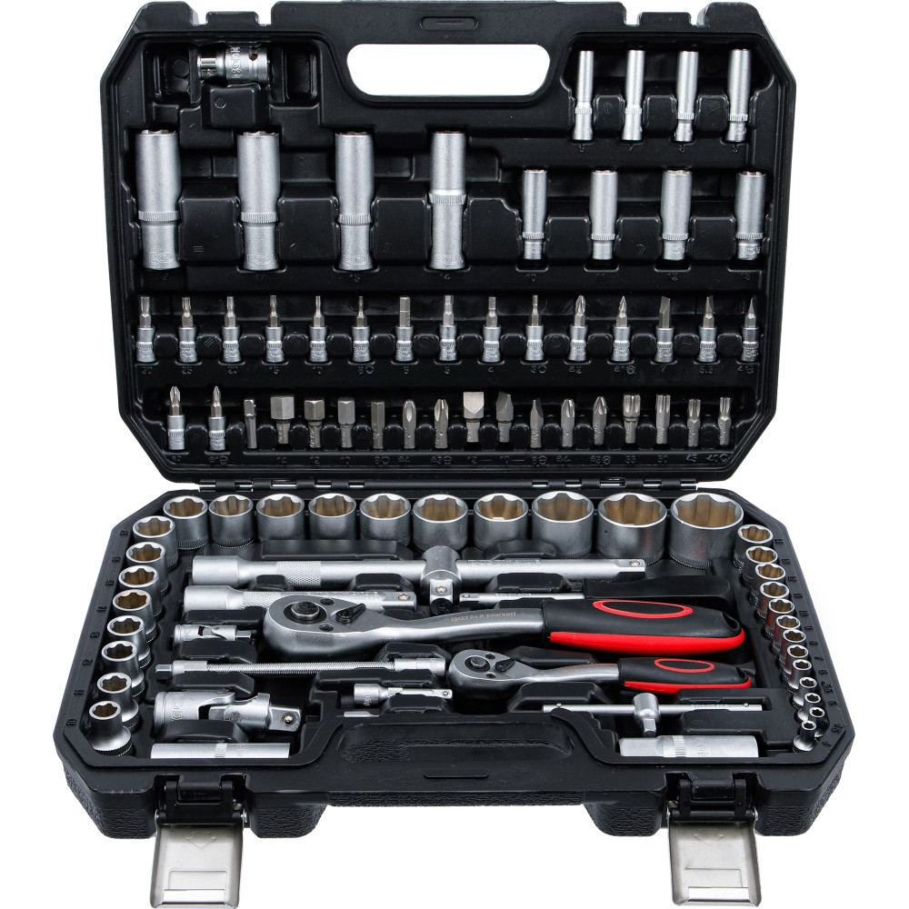Coffret de douilles | 6,3 mm (1/4") / 12,5 mm (1/2") | 94 pièces