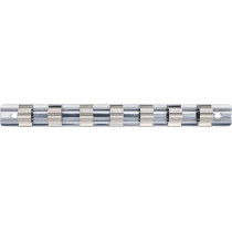 Rail pour douilles 7 clips | 12,5 mm (1/2")