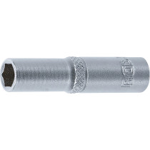 Douille pour clé, six pans, longue | 6,3 mm (1/4") | 7 mm