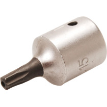Douille à embouts | 6,3 mm (1/4") | profil TS (pour Torx Plus) avec perçage TS15