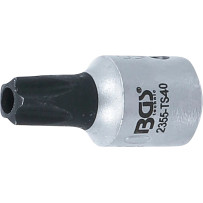 Douille à embouts | 6,3 mm (1/4") | profil TS (pour Torx Plus) avec perçage TS40
