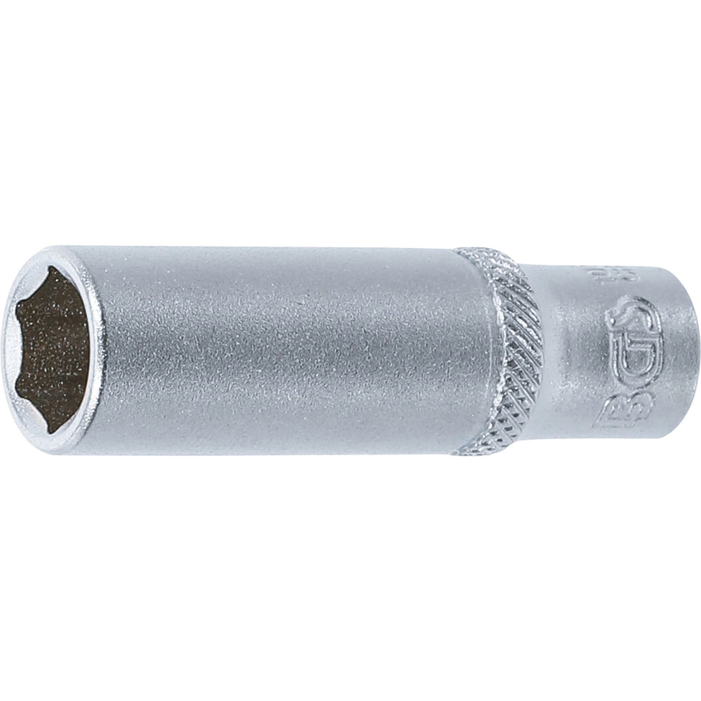 Douille pour clé, six pans, longue | 6,3 mm (1/4") | 10 mm