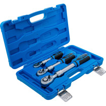 Jeu de cliquets | extensible | 6,3 mm (1/4") - 10 mm (3/8") - 12,5 mm (1/2") | 3 pièces