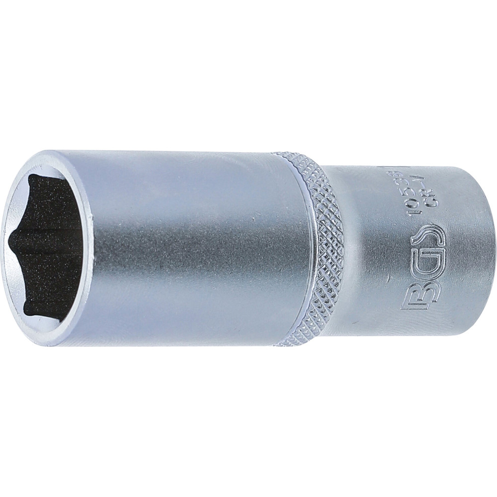 Douille pour clé, six pans, longue | 10 mm (3/8") | 18 mm