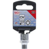 Douille pour clé, profil E | 10 mm (3/8") | E8