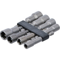 Jeu de douilles à choc et aimanté, six pans | 6,3 mm (1/4") | 6 - 13 mm | 8 pièces