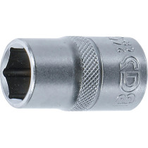 Douille pour clé, six pans | 12,5 mm (1/2") | 9/16"