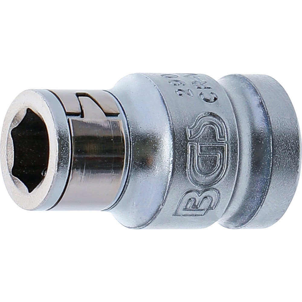Adaptateur avec bille de retenue | 12,5 mm (1/2") | six pans intérieurs 10 mm (3/8")
