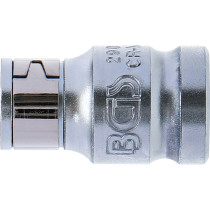 Adaptateur avec bille de retenue | 12,5 mm (1/2") | six pans intérieurs 10 mm (3/8")