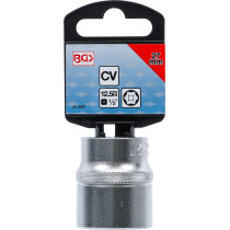 Douille pour clé, six pans | 12,5 mm (1/2") | 27 mm