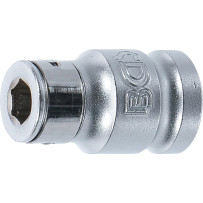 Adaptateur avec bille de retenue | 12,5 mm (1/2") | six pans intérieurs 8 mm (5/16")