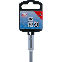 Douille pour clé, Super Lock, longue | 6,3 mm (1/4") | 4 mm