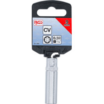 Douille pour clé, Super Lock, longue | 6,3 mm (1/4") | 9 mm