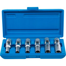 Jeu de clés articulées pour bougies de préchauffe universelles, hexagonales | 10 mm (3/8") | 8 - 16 mm | 6 pièces