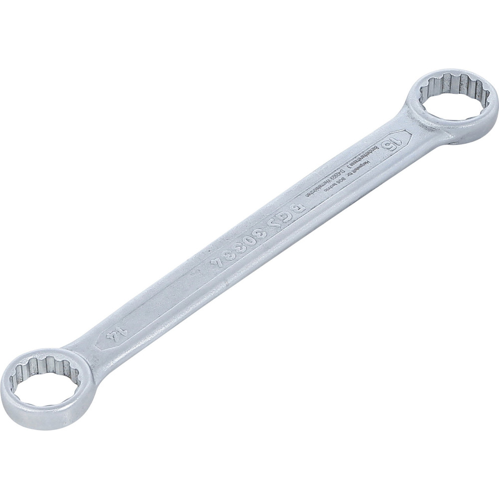 Clé polygonales double embouts | extra plate | 14 x 15 mm